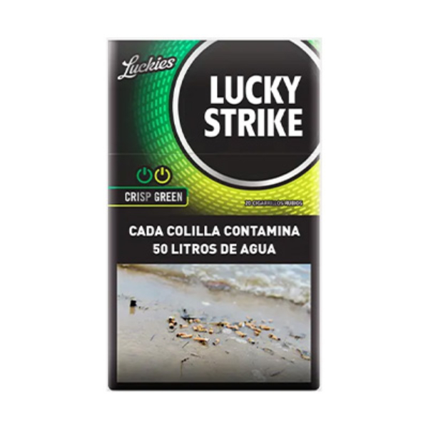 LUCKY STRIKE LARGO DOBLE PLUS  XL  MENTA MENTOL